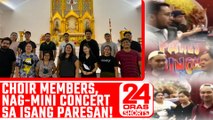 Choir members, nag-mini concert sa isang paresan!  | 24 Oras Shorts