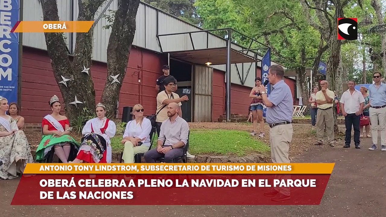 Oberá celebra a pleno la Navidad en el Parque de las Naciones