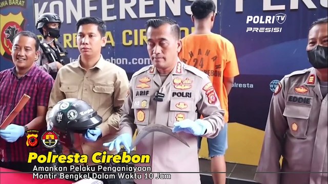 Polresta Cirebon Amankan Pelaku Penganiayaan Montir Bengkel Dalam Waktu 10 Jam