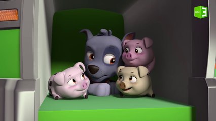 هدم بيت القش وهروب الحيوانات 