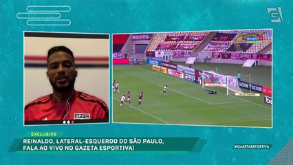 Reinaldo fala sobre clássico com Santos e detalha início de Crespo