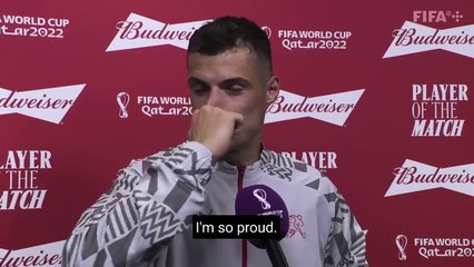 Granit Xhaka - Budweiser Player of the Match _ Serbia vs Switzerland
