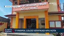 KPU Kota Sorong Umumkan 17 Partai Politik Yang Lolos Verifikasi