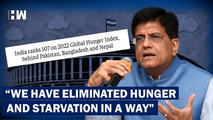 No Starvation Death In India In Last 2 Years Piyush Goyal Slams Hunger Index, VP Supports