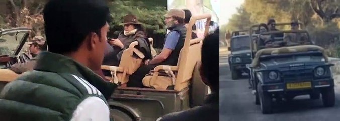 शाम की पारी में गांधी परिवार ने किया रणथम्भौर का भ्रमण