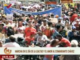 Venezolanos ratificaron su amor y lealtad al Comandante Chávez con multitudinaria movilización