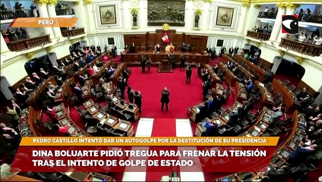 (reuters) Dina Boluarte pidió tregua para frenar la tensión tras el intento de golpe de Estado