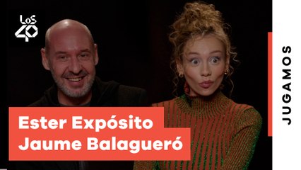 ESTER EXPÓSITO y JAUME BALAGUERÓ juegan a “¿Peli de terror o serie adolescente?” | LOS40