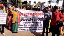 मंडला: संघ ने निकाली रैली, मुख्यमंत्री के नाम सौंपा ज्ञापन