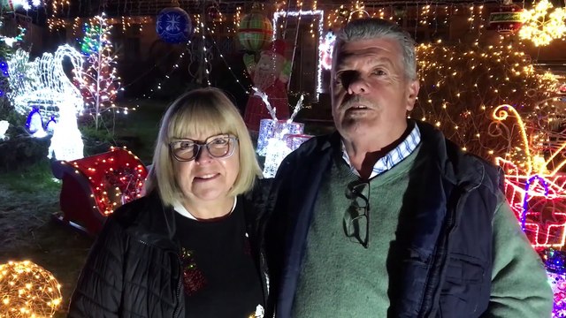 West Midlands couple Malcolm and Wendy Molloy spend £20,000 on UK’s ‘craziest Christmas lights’ in Bromsgrove - raising £100,000 for good causes