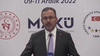 Bakan Kasapoğlu: "Son dört yıllık süreçte yirmi bine yakın madalya aldı sporcularımız"