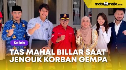 Rizky Billar Tenteng Tas Rp43 Juta saat Jenguk Korban Gempa Cianjur, Netizen Gaduh
