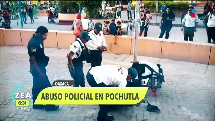 Denuncian abuso policial en contra de un repartidor de refrescos en Pochutla