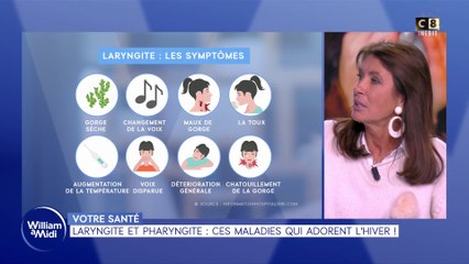 Votre santé : Laryngite et pharyngite, ces maladies qui adorent l'hiver !