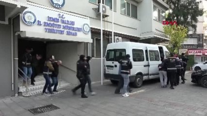 'SİLİNDİR OPERASYONU' İZMİR AYAĞI ŞÜPHELİLERİ ADLİYEDE
