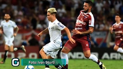 Sanchez perde pênalti no fim e Santos sai derrotado pelo Fortaleza