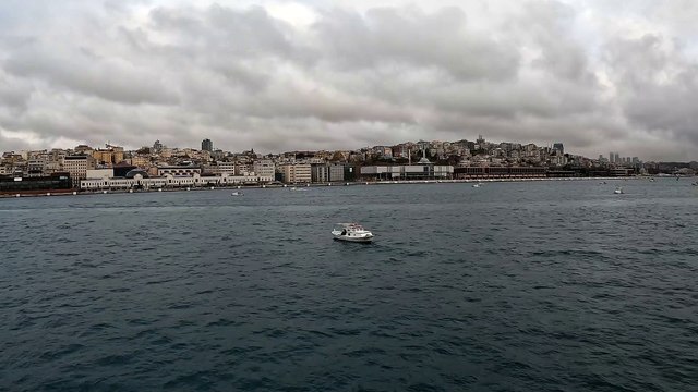 Karakoy - Eminonu - Uskudar Ferry Trip - 4K Free Footage - Part 02 - (C/N: GX024305)