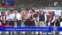 Pedro Castillo: ronderos de Cajamarca marcan distancia del expresidente