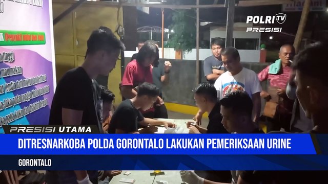 Jelang Natal dan tahun baru (Nataru), Direktorat Reserse Narkoba Polda Gorontalo Gelar Pemeriksaan di Perbatasan Gorontalo