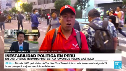 Informe desde Lima: Dina Boluarte es llamada "traidora" por simpatizantes de Pedro Castillo