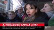 La maire de Paris Anne Hidalgo vivement interpellée par un homme lors de son déplacement Boulevard de la Chapelle : 