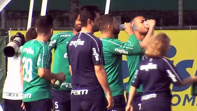 Imagens do treino do Palmeiras desta terça-feira