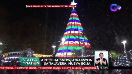 Artificial snow, atraksyon sa Talavera, Nueva Ecija | SONA