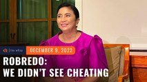 Robredo: We did not see evidence of cheating in 2022 elections