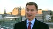 Jeremy Hunt unveils new package of financial service reforms