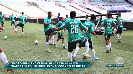 Renan festeja chance no Verdão e revela objetivos