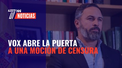 Vox abre la puerta a una moción de censura