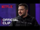 Volodymyr Zelemskyy | My Next Guest with David Letterman | Official Clip - Sirens | Netflix