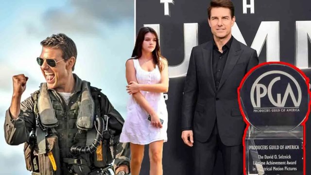 'A great day for Tom Cruise': Suri Cruise joins him to receive David O. Selznick Achievement Award