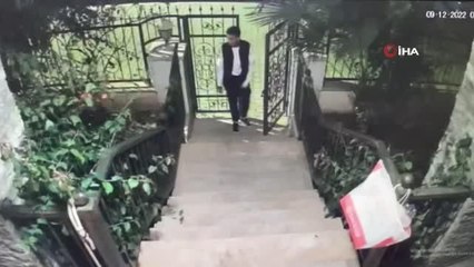 Muğla'da köpek hırsızlığı güvenlik kamerasında