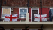 Los balcones se engalanan para los cuartos de final en Londres