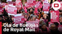 Los empleados de Royal Mail inician una ola de huelgas en Gran Bretaña
