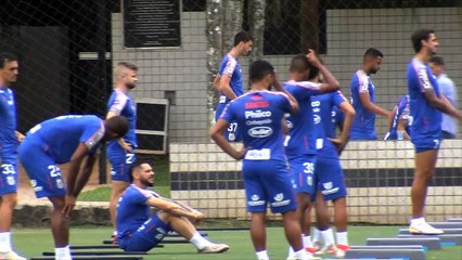 Imagens do treino do Santos desta terça-feira