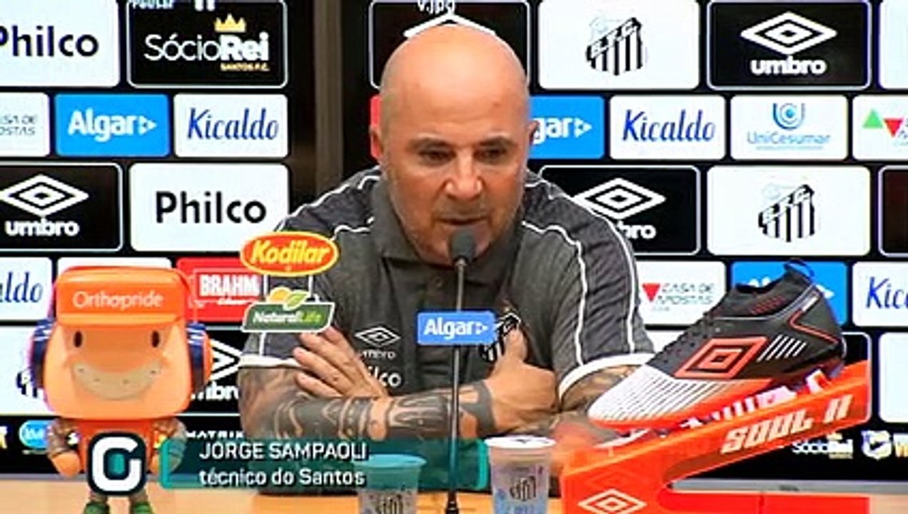 Confira o que disse Sampaoli após goleada na Vila