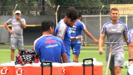 Veja imagens do treino do Santos desta sexta-feira