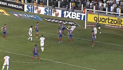 Lances da vitória do Santos sobre o Bahia