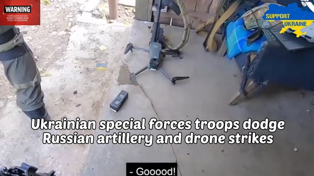 GoPro Footage!! Ukrainian Brigade intercept & Hit hundreds Russian soldiers which crossed Bakhmut