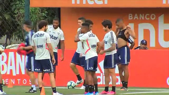 Imagens do treino do São Paulo desta terça-feira