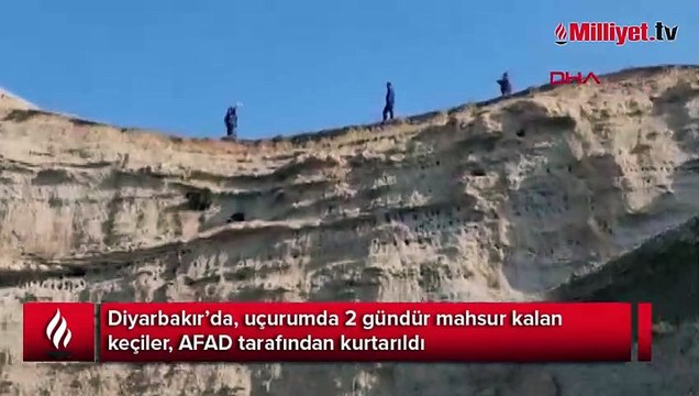 2 gündür uçurumda mahsur durumdaydı... AFAD tarafından kurtarıldı