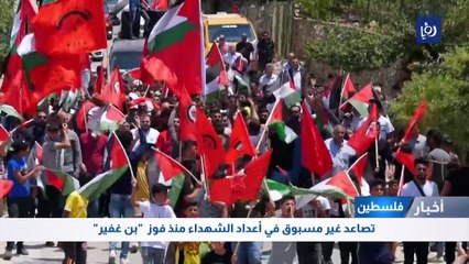 تصاعد غير مسبوق في أعداد الشهداء منذ فوز  "بن غفير"