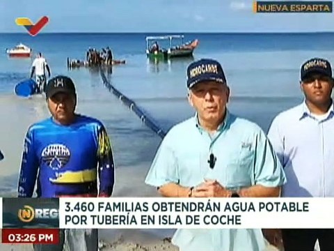 Hidrocaribe trabaja en la sustitución de tuberías para el suministro de agua en la Isla de Coche