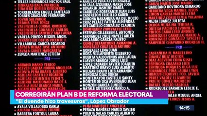 Plan B de la reforma electoral será corregido, informa López Obrador