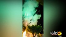 Acendimento de luzes de natal e queima de fogos marcam Festa da Padroeira de Cachoeira dos Índios