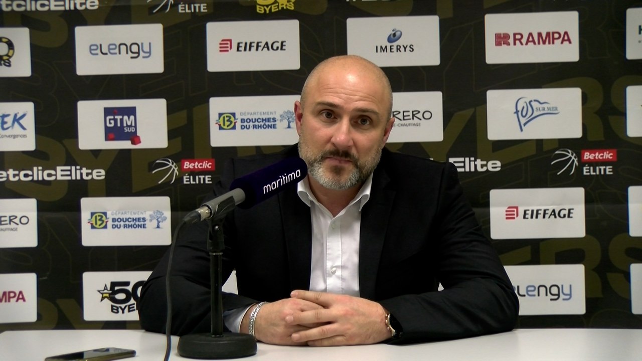 Au micro maritima: Rémy Valin après la victoire de Fos Provence Basket contre Pau