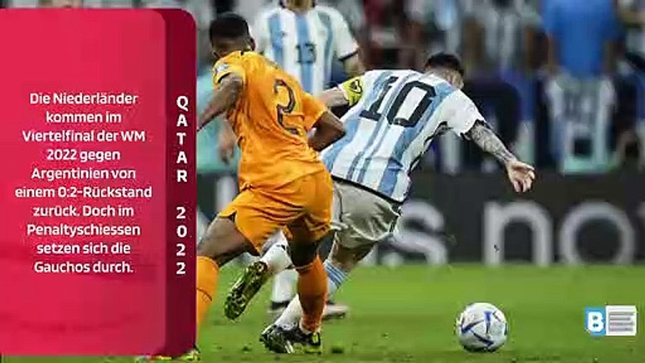 Argentinien beisst sich gegen Oranje nach Penaltys durch
