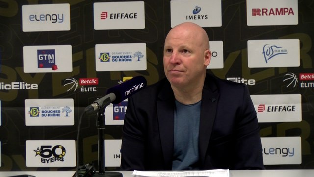 Au micro maritima: Eric Bartecheky coach de Pau après la défaite à Fos